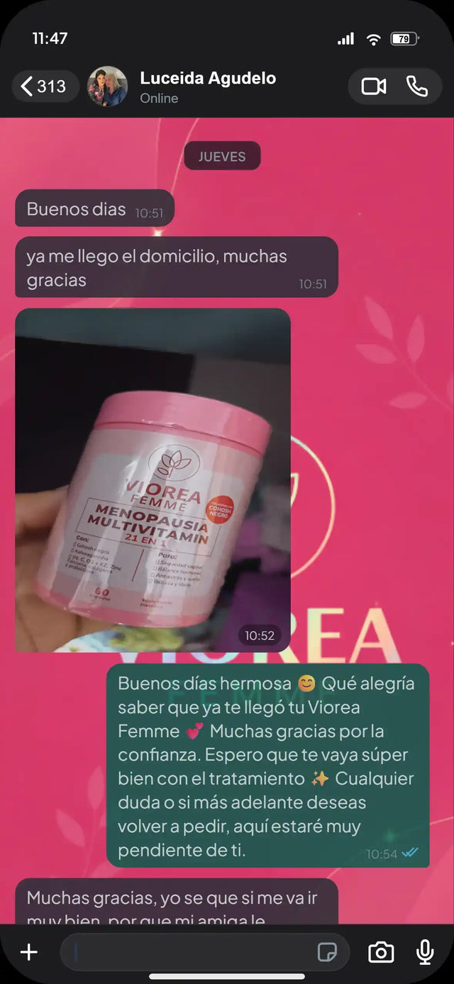 Captura Chat Cliente Luceida Agudelo