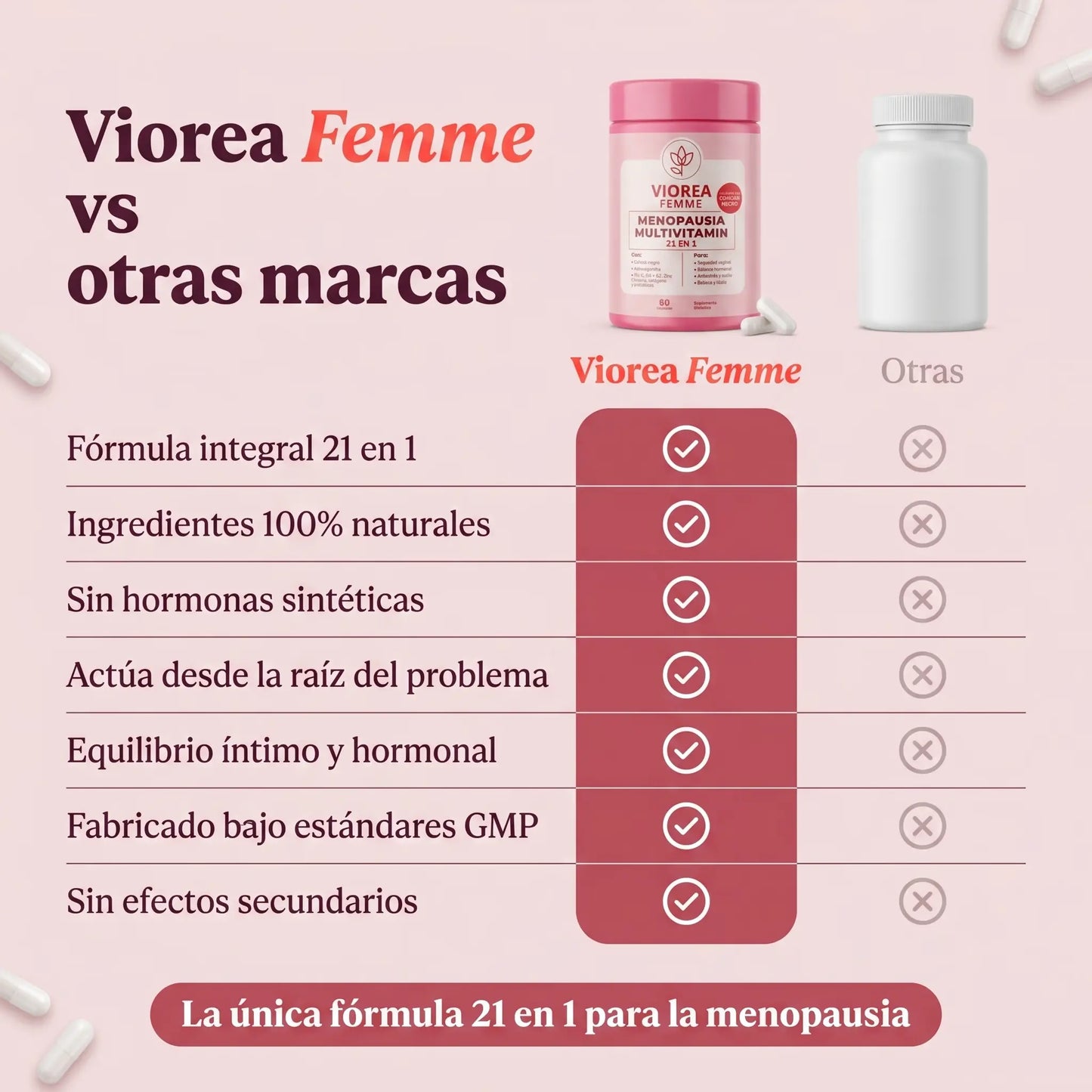 Beneficios Viorea Femme Multivitamin