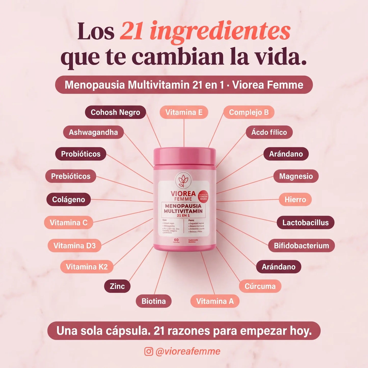 Beneficios Viorea Femme Multivitamin