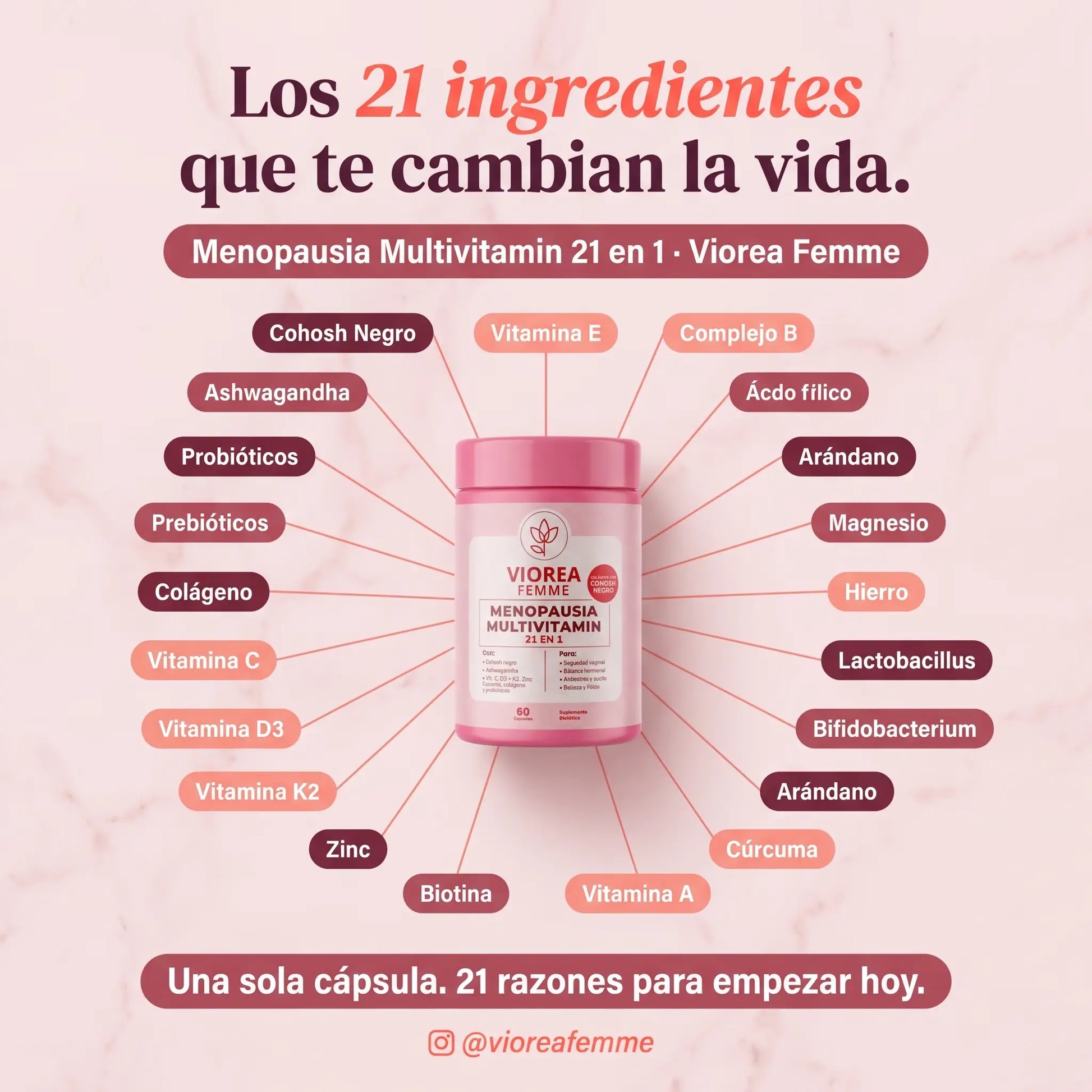 Beneficios Viorea Femme Multivitamin
